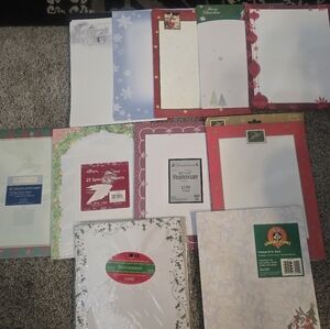 Christmas Stationary, approximately two hundred and fifty sheets, at least.